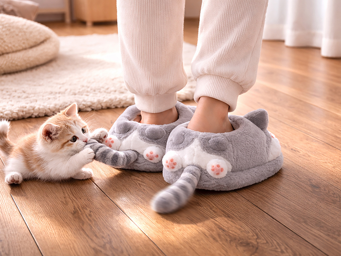 MAG-TAIL 逗猫拖鞋
